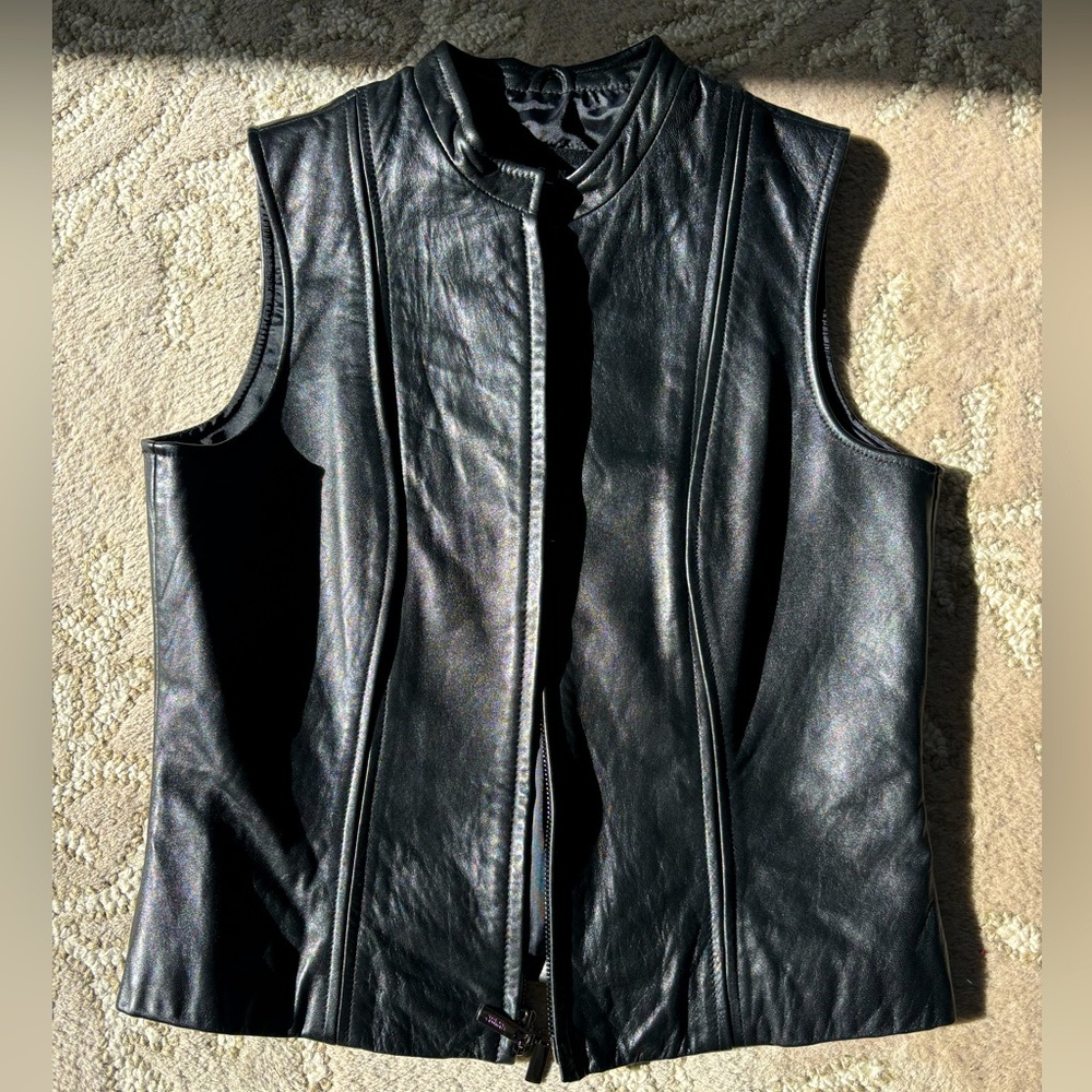 Leather vest by Siena Studio